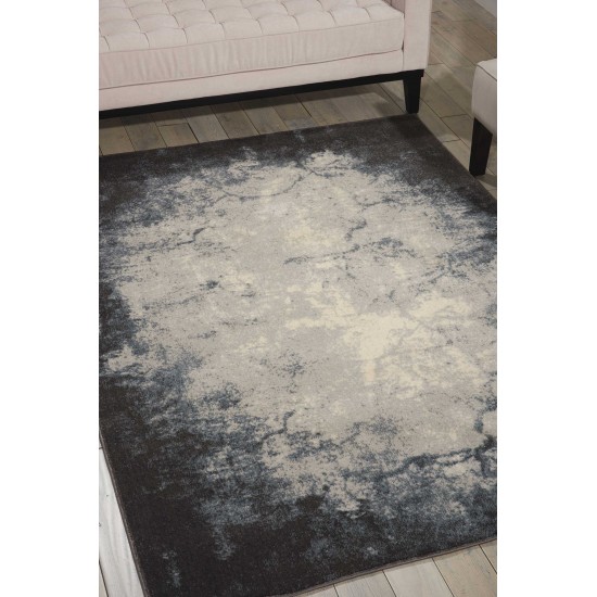 Nourison Maxell MAE01 Area Rug, Ivory/Grey, 3'10" x 5'10"