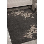 Nourison Maxell MAE02 Area Rug, Charcoal, 3'10" x 5'10"