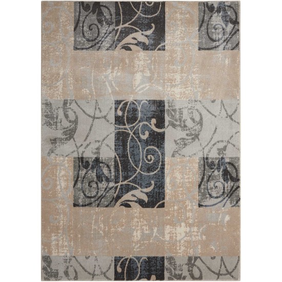 Nourison Maxell MAE03 Area Rug, Multicolor, 3'10" x 5'10"