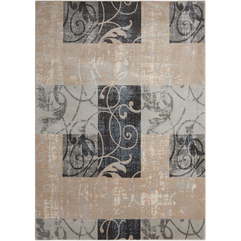 Nourison Maxell MAE03 Area Rug, Multicolor, 5'3" x 7'3"