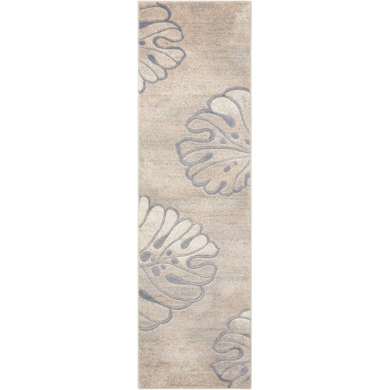 Nourison Maxell MAE04 Runner Rug, Beige, 2'2" x 7'6"