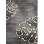 Nourison Maxell MAE04 Area Rug, Grey, 3'10" x 5'10"