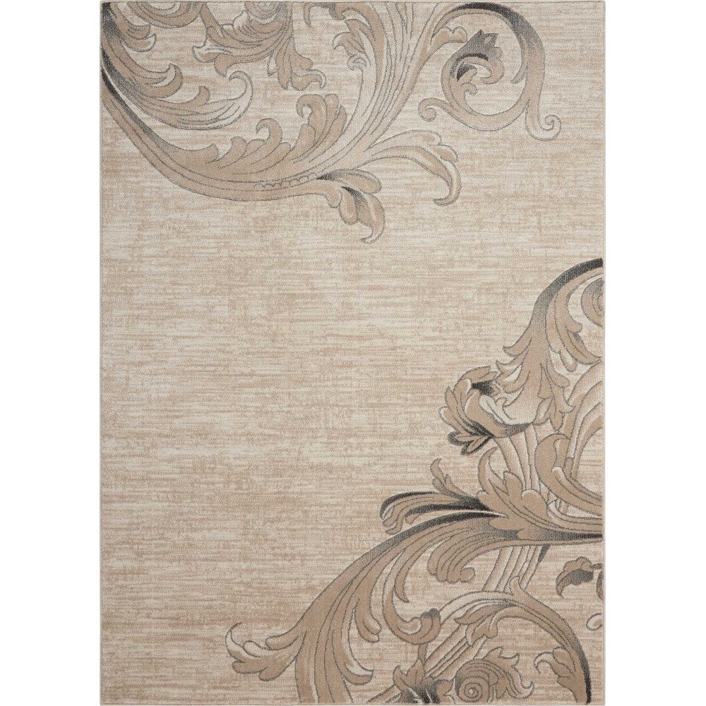 Nourison Maxell MAE05 Area Rug, Mocha, 5'3" x 7'3" Nourison Maxell MAE05 Area Rug, Mocha, 5'3" x 7'3"