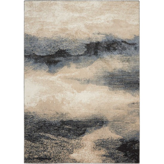 Nourison Maxell MAE06 Area Rug, Flint, 6'6" x 9'6"