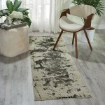 Nourison Maxell MAE07 Runner Rug, Ivory/Grey, 2'2" x 7'6"