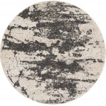 Nourison Maxell MAE07 Area Rug, Ivory/Grey, 3'10" x Round