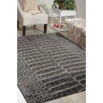 Nourison Maxell MAE09 Area Rug, Charcoal, 7'10" x 10'6"