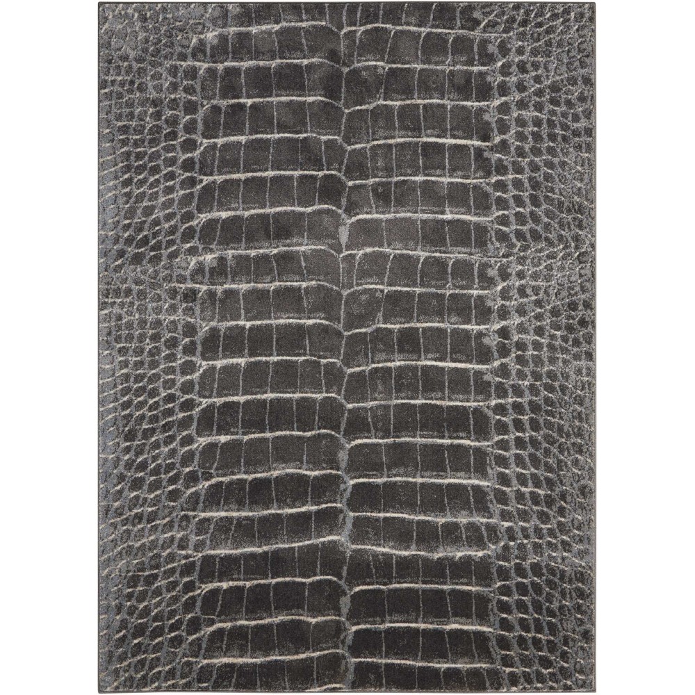 Nourison Maxell MAE09 Area Rug, Charcoal, 9'3" x 12'9"