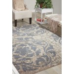 Nourison Maxell MAE10 Area Rug, Ivory/Blue, 3'10" x 5'10"