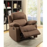 ACME Parklon Recliner, Chocolate Microfiber