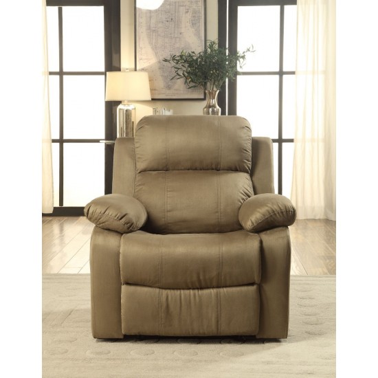 ACME Parklon Recliner, Olive Microfiber