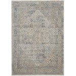 Kathy Ireland Home Malta MAI01 Area Rug, Ivory/Blue, 7'10" x 10'10"