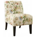 ACME Ollano Accent Chair, Floral Fabric