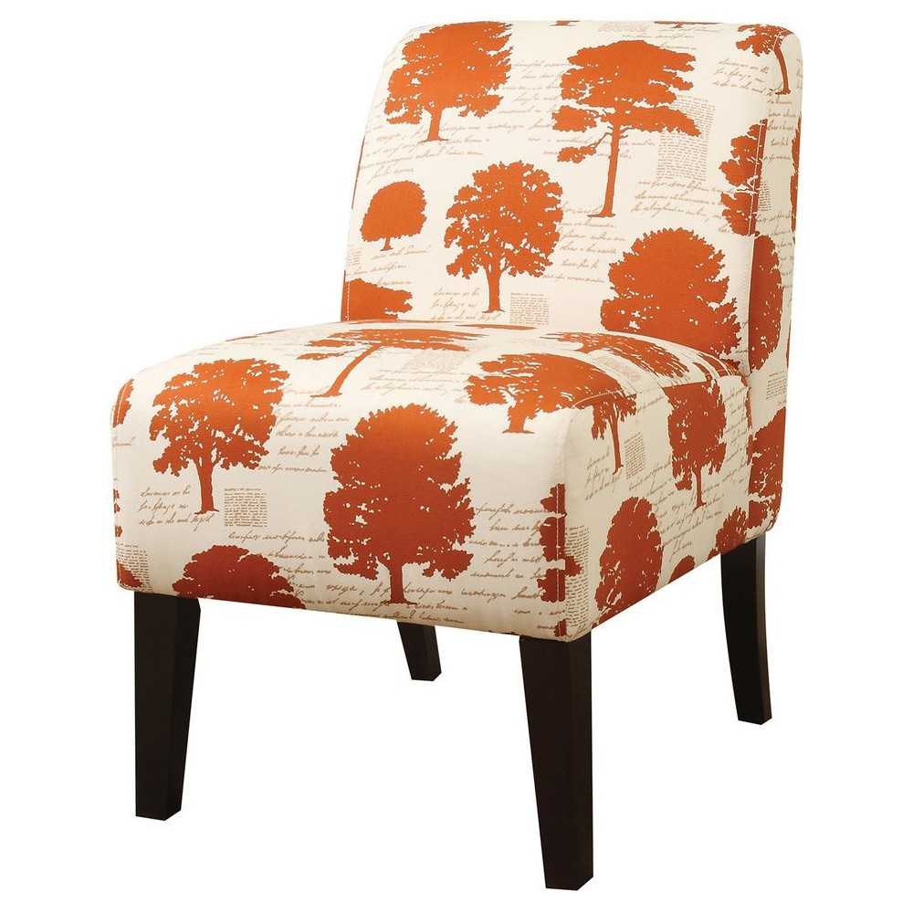 ACME Ollano Accent Chair, Tree Fabric