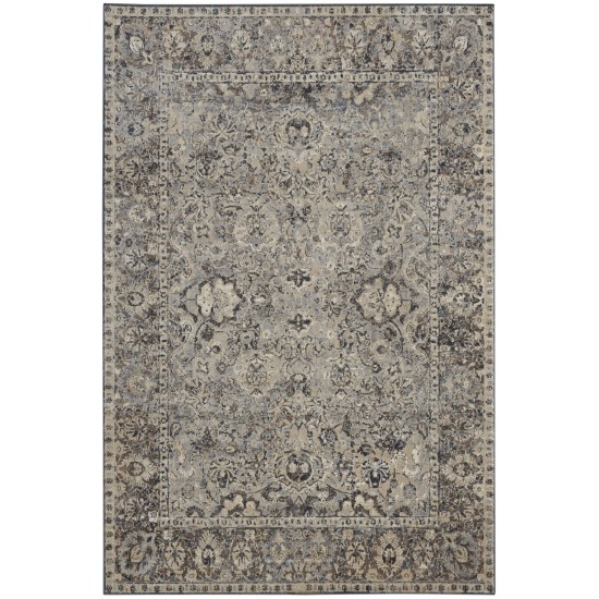 Kathy Ireland Home Malta MAI03 Area Rug, Slate, 3'11" x 5'7"