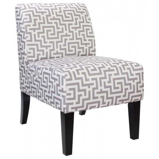 ACME Ollano Accent Chair, Pattern Fabric