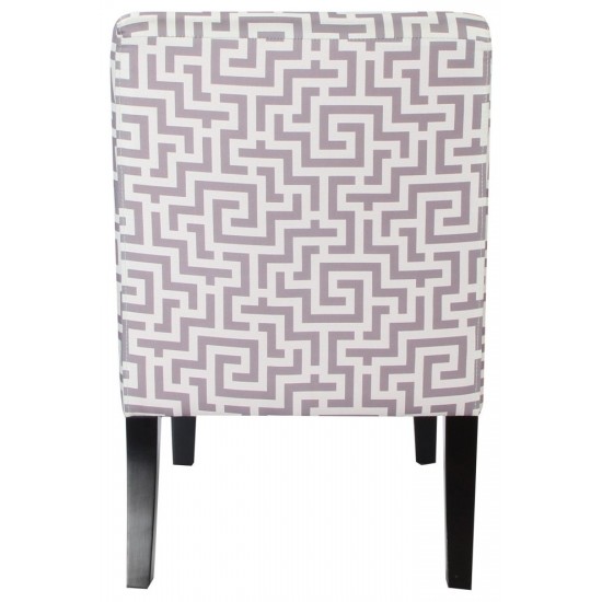 ACME Ollano Accent Chair, Pattern Fabric