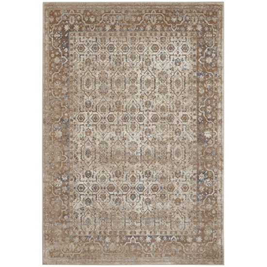 Kathy Ireland Home Malta MAI04 Area Rug, Taupe, 3'11" x 5'7"