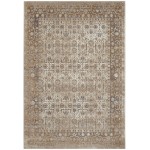 Kathy Ireland Home Malta MAI04 Area Rug, Taupe, 5'3" x 7'7"