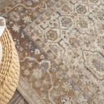 Kathy Ireland Home Malta MAI04 Area Rug, Taupe, 5'3" x 7'7"