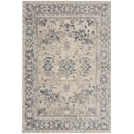 Kathy Ireland Home Malta MAI05 Area Rug, Ivory/Blue, 5'3" x 7'7"