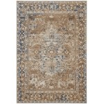 Kathy Ireland Home Malta MAI05 Area Rug, Taupe, 3'11" x 5'7"