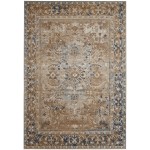 Kathy Ireland Home Malta MAI05 Area Rug, Taupe, 9' x 12'