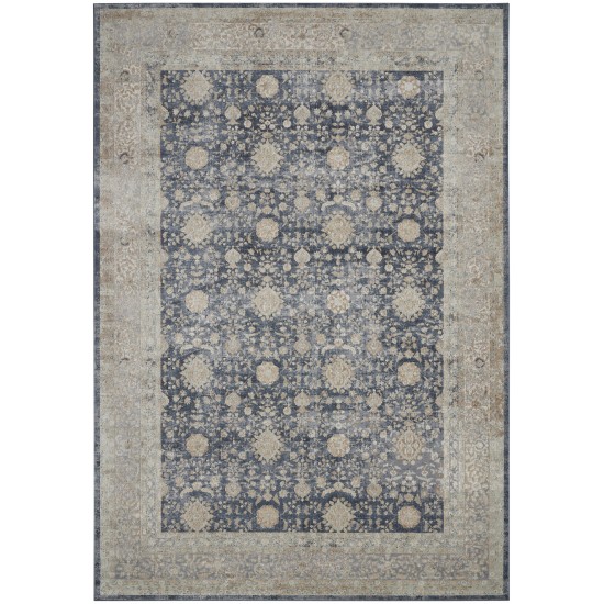 Kathy Ireland Home Malta MAI07 Area Rug, Navy, 7'10" x 10'10"