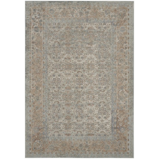 Kathy Ireland Home Malta MAI09 Area Rug, Slate, 3'11" x 5'7"