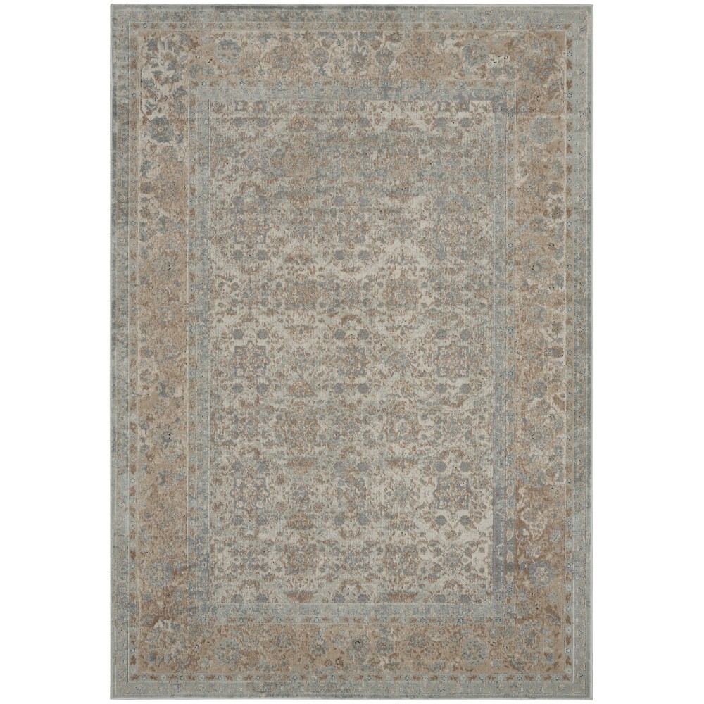 Kathy Ireland Home Malta MAI09 Area Rug, Slate, 3'11" x 5'7"