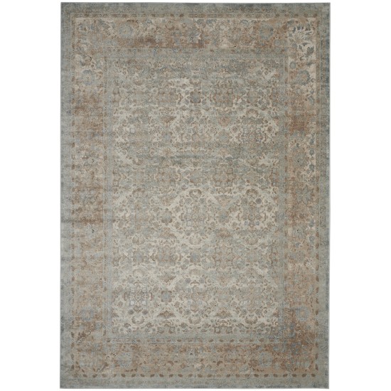 Kathy Ireland Home Malta MAI09 Area Rug, Slate, 7'10" x 10'10"