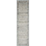 Kathy Ireland Home Malta MAI10 Runner Rug, Cloud, 2'2" x 7'7"