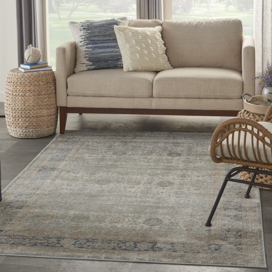 Kathy Ireland Home Malta MAI10 Area Rug, Cloud, 3'11" x 5'7"