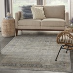 Kathy Ireland Home Malta MAI10 Area Rug, Cloud, 5'3" x 7'7"