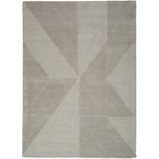 Nourison Modern Edge MDE01 Area Rug, Grey, 5' x 7'