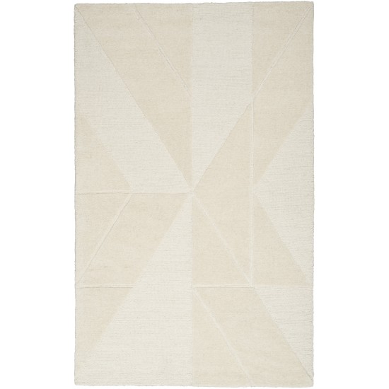 Nourison Modern Edge MDE01 Area Rug, Ivory, 5' x 7'