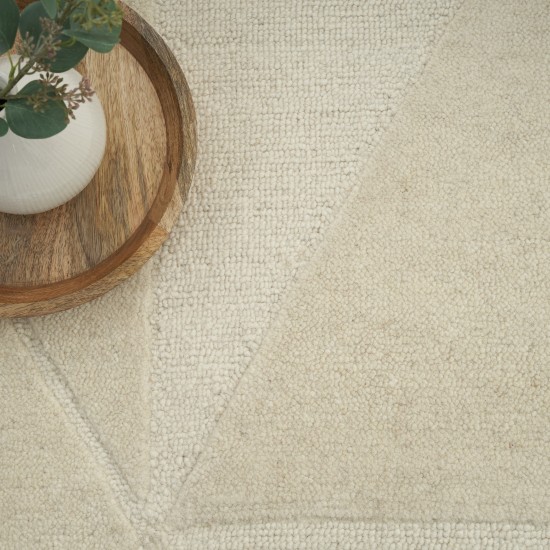 Nourison Modern Edge MDE01 Area Rug, Ivory, 5' x 7'