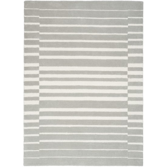 Nourison Modern Edge MDE03 Area Rug, Grey, 5' x 7'