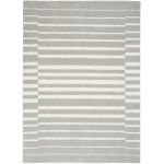 Nourison Modern Edge MDE03 Area Rug, Grey, 7'9" x 9'9"