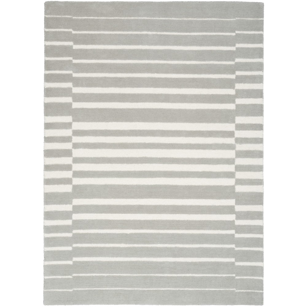 Nourison Modern Edge MDE03 Area Rug, Grey, 7'9" x 9'9" Nourison Modern Edge MDE03 Area Rug, Grey, 7'9" x 9'9"