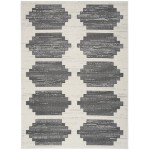 Nourison Modern Passion MDP01 Area Rug, Ivory/Grey, 4' x 6'