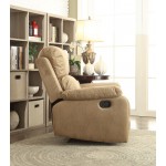 ACME Bina Recliner, Light Brown Polished Microfiber
