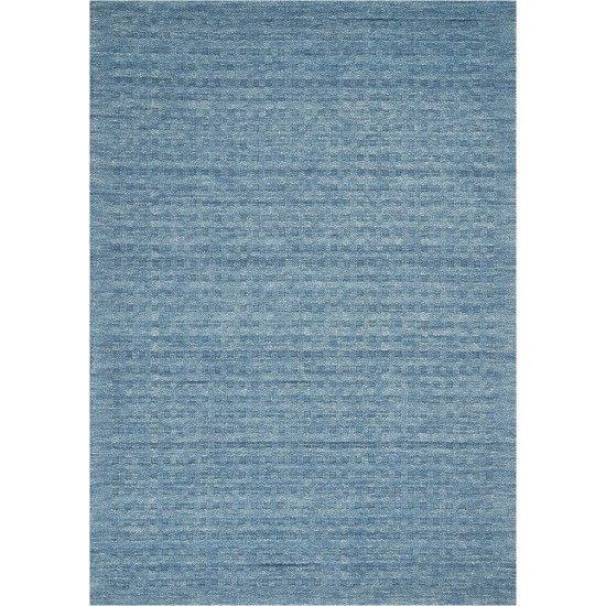 Nourison Marana MNN01 Area Rug, Denim, 6'6" x 9'6"