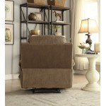 ACME Bina Recliner, Taupe Polished Microfiber