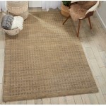 Nourison Marana MNN01 Area Rug, Latte, 6'6" x 9'6"