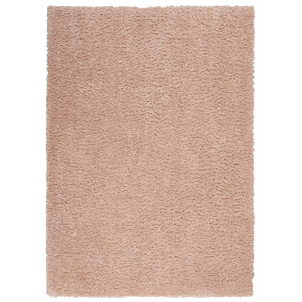 Nourison Malibu Shag MSG01 Area Rug, Blush, 3'11" x 5'11"