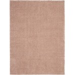 Nourison Malibu Shag MSG01 Area Rug, Blush, 7'10" x 9'10"