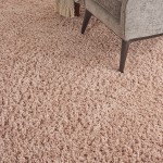 Nourison Malibu Shag MSG01 Area Rug, Blush, 7'10" x 9'10"