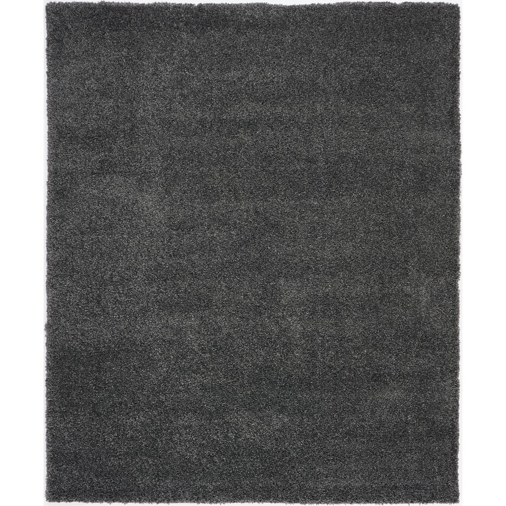 Nourison Malibu Shag MSG01 Area Rug, Dark Grey, 7'10" x 9'10"