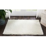 Nourison Malibu Shag MSG01 Area Rug, Ivory, 2'6" x 4'